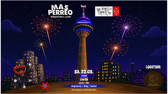 MAS PERREO & THE RED OFFICE I Düsseldorf