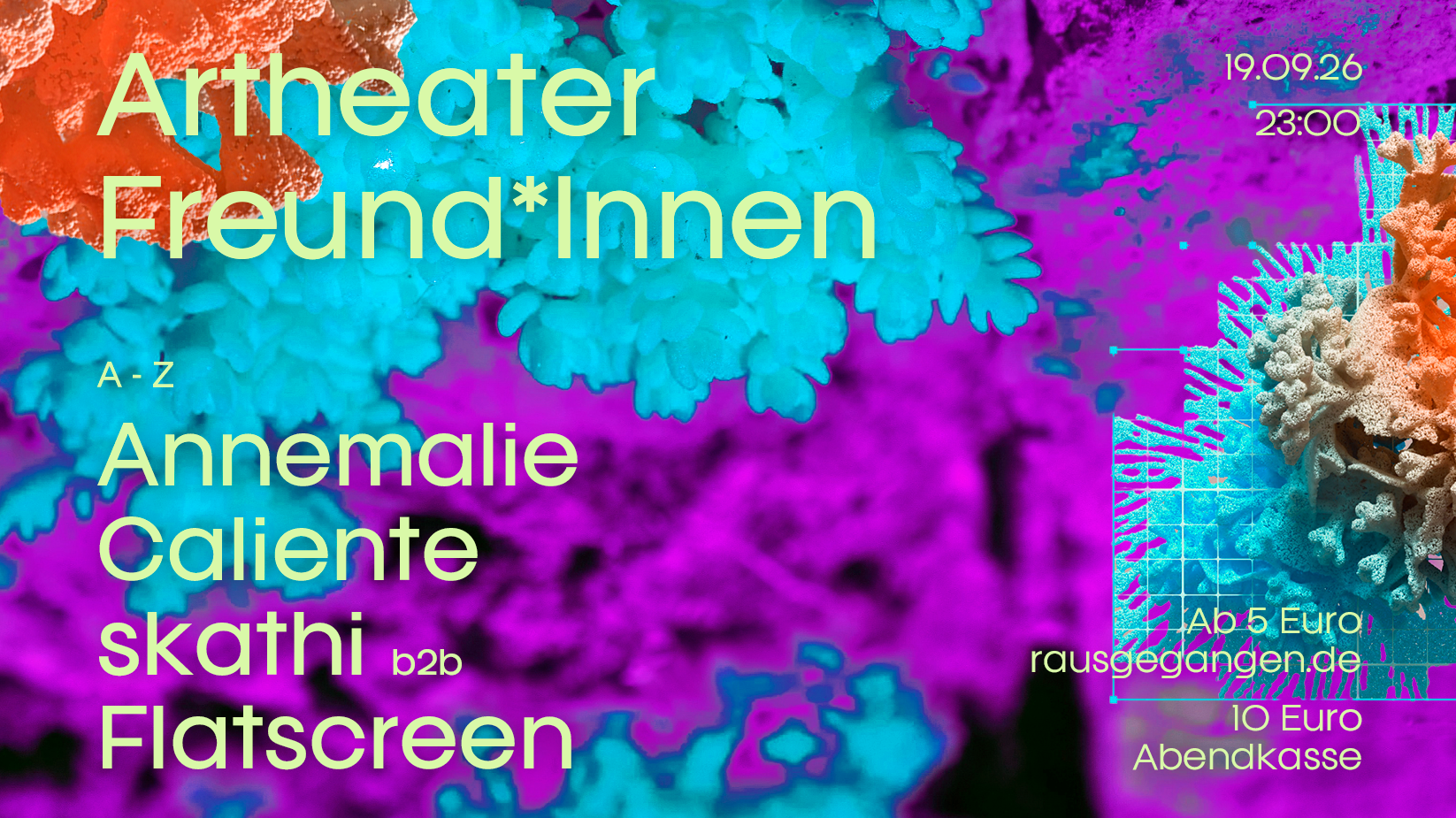 Artheater Freund*Innen | Techno - Groove - Proggy House