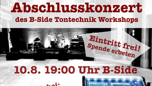 Abschlusskonzert des zweiteiligen Tontechnik-Workshops