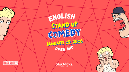 ENGLISH STAND-UP COMEDY 🎤🇬🇧 OPEN MIC