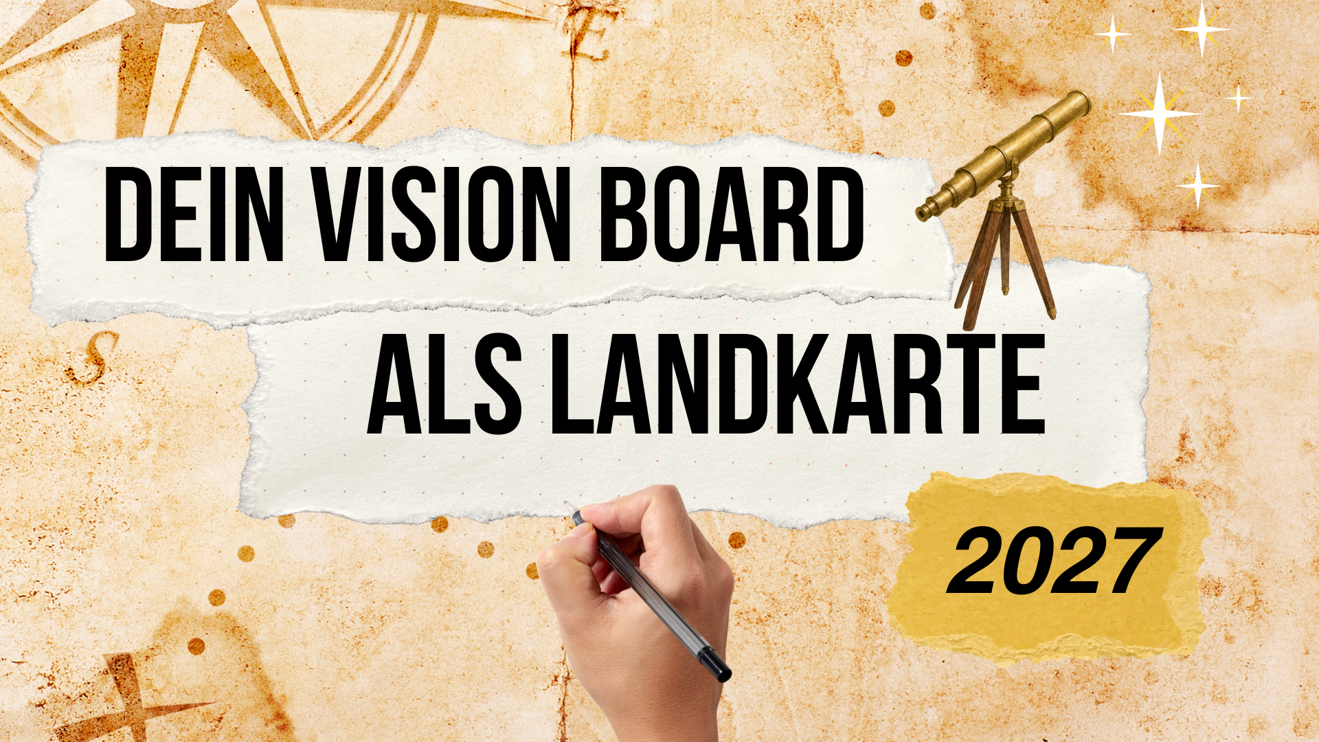 Dein Vision Board 2027 als Landkarte