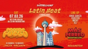 Latin Heat Düsseldorf – 2 Floors: Salsa & Reggaetón | Más Perreo x Prende Fuego