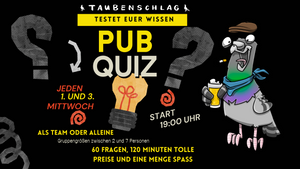 PubQuiz in der Taubenschlag Bar - München Neuhausen