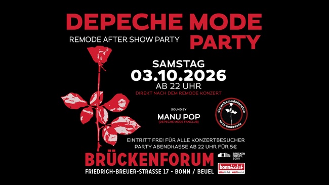 Depeche Mode : REMODE After Show Party