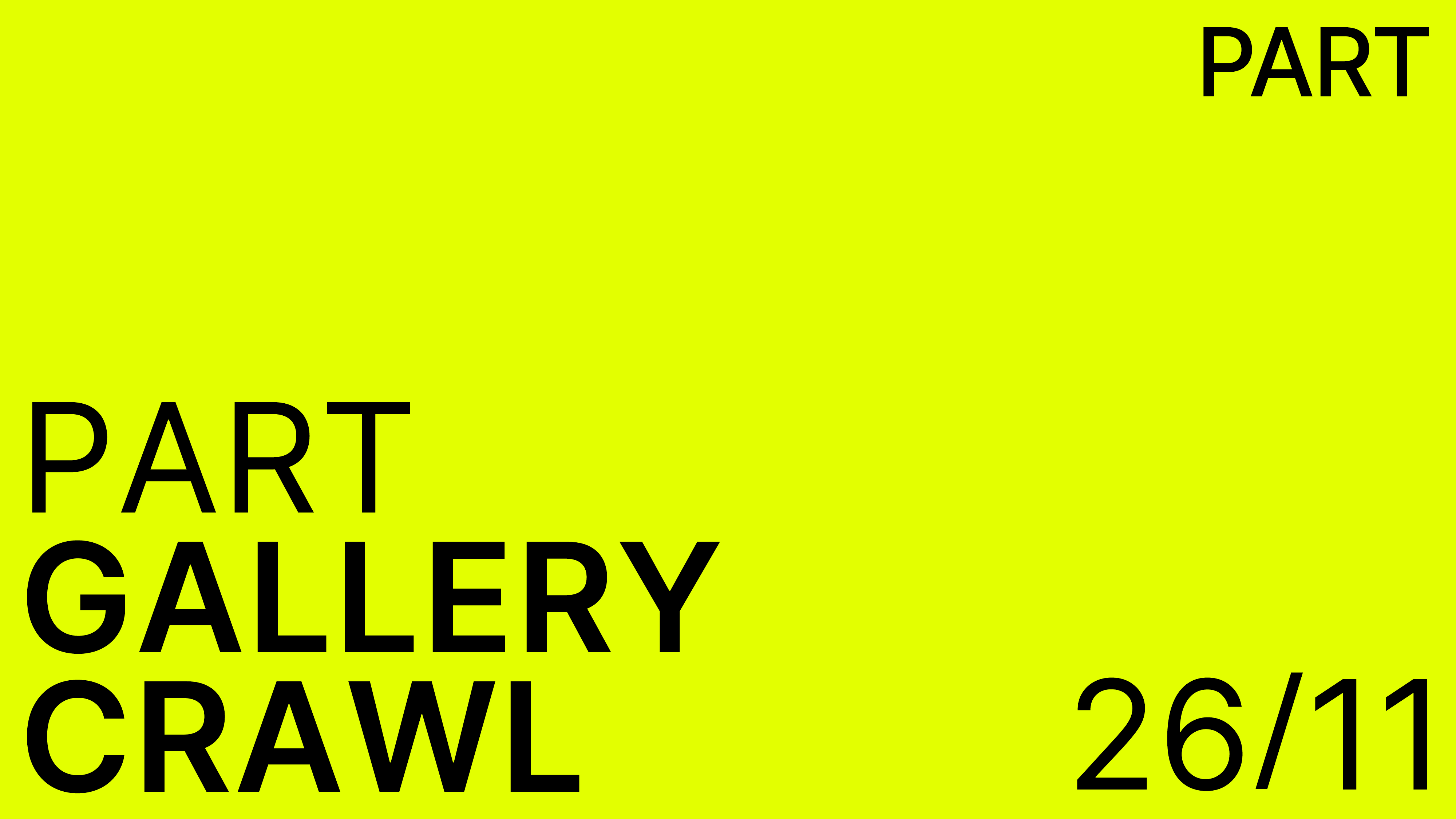 PART Gallery Crawl