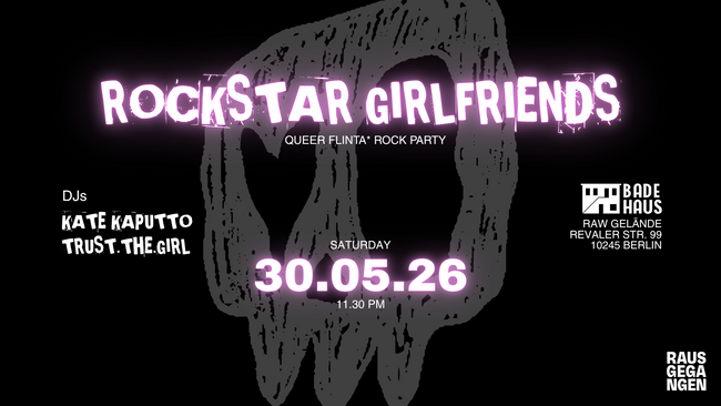 ROCKSTAR GIRLFRIENDS - FLINTA* Rock Party Berlin