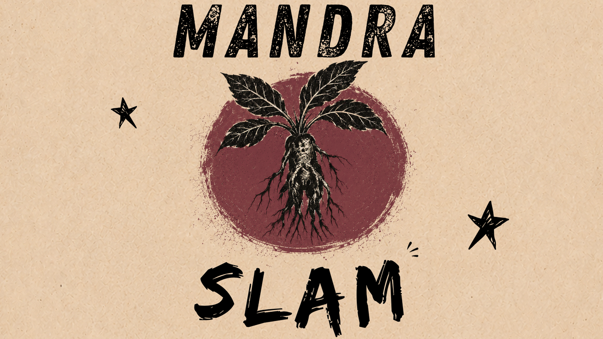 Titelbild der Veranstaltung Mandra Slam - Der Newcomer Poetry Slam in Bochum