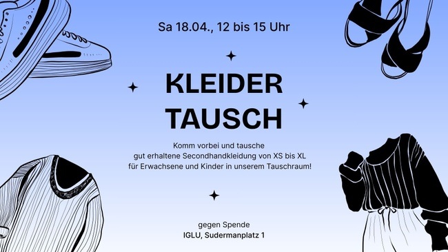 Offener Kleidertausch