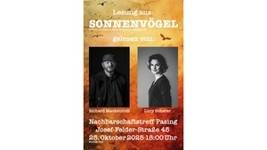 „SONNENVÖGEL“ Lesung mit Lucy Scherer & Richard Mackenrodt