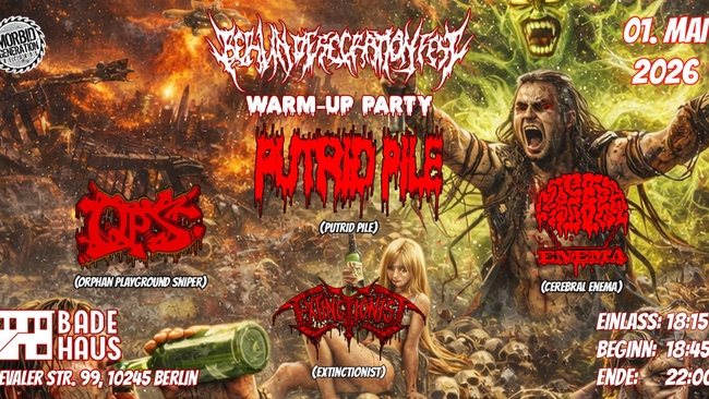 Berlin Desecration Fest – Warm Up Party