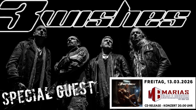 3Wishes - CD Release Party // Plus Special Guest