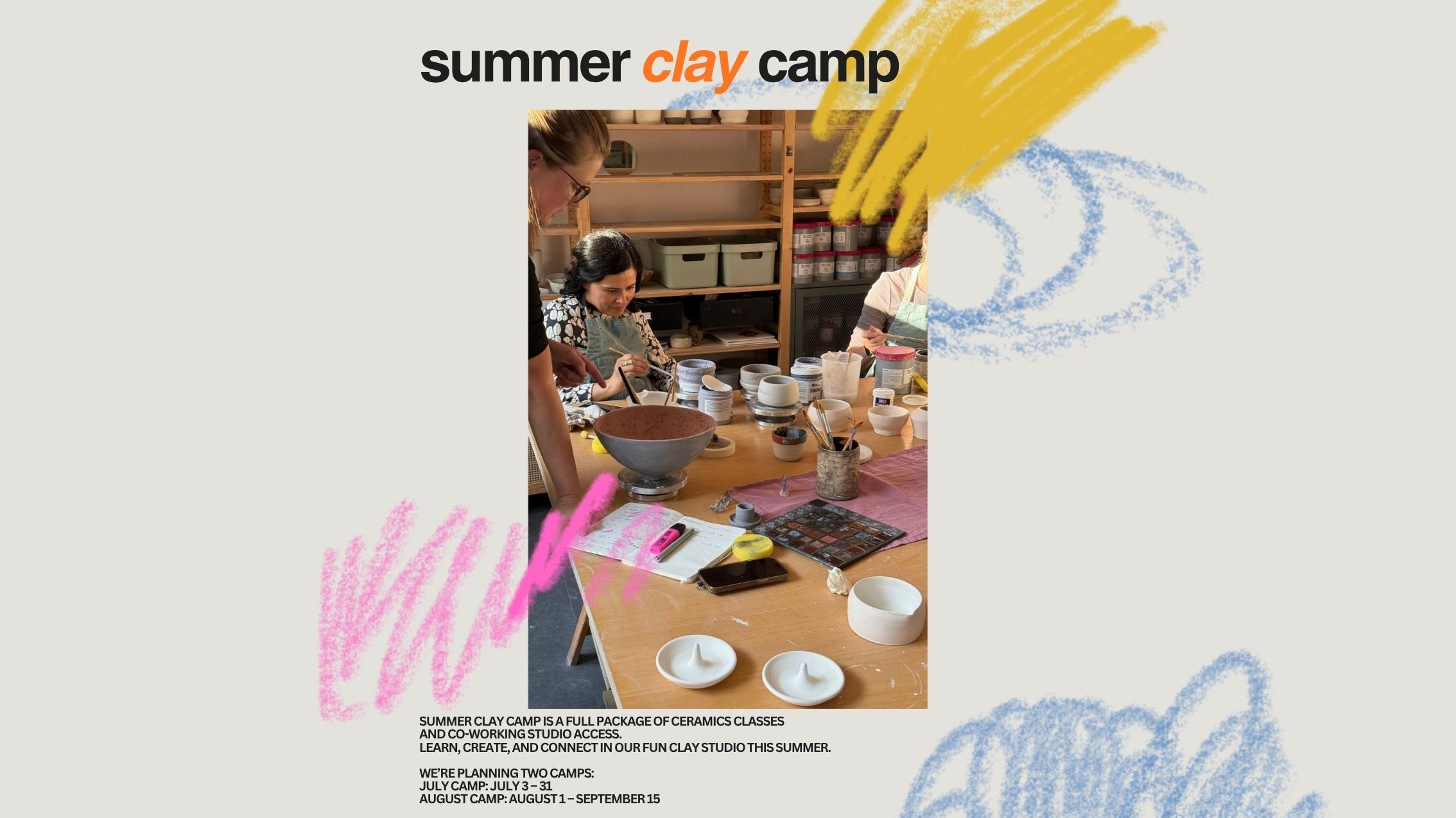 Summer Clay Camp