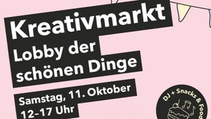Lobby der schönen Dinge - Kreativmarkt an und in der Volksbank Bielefeld am Kesselbrink