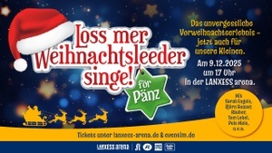 Loss mer Weihnachtsleeder singe för Pänz