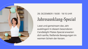 Jahresausklang-Special: Candlelight Pilates @ VEEDELPHYSIO HQ