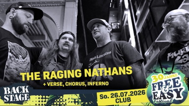 THE RAGING NATHANS + VERSE, CHORUS, INFERNO + M.U.D.D.A | FREE&EASY FESTIVAL 2026