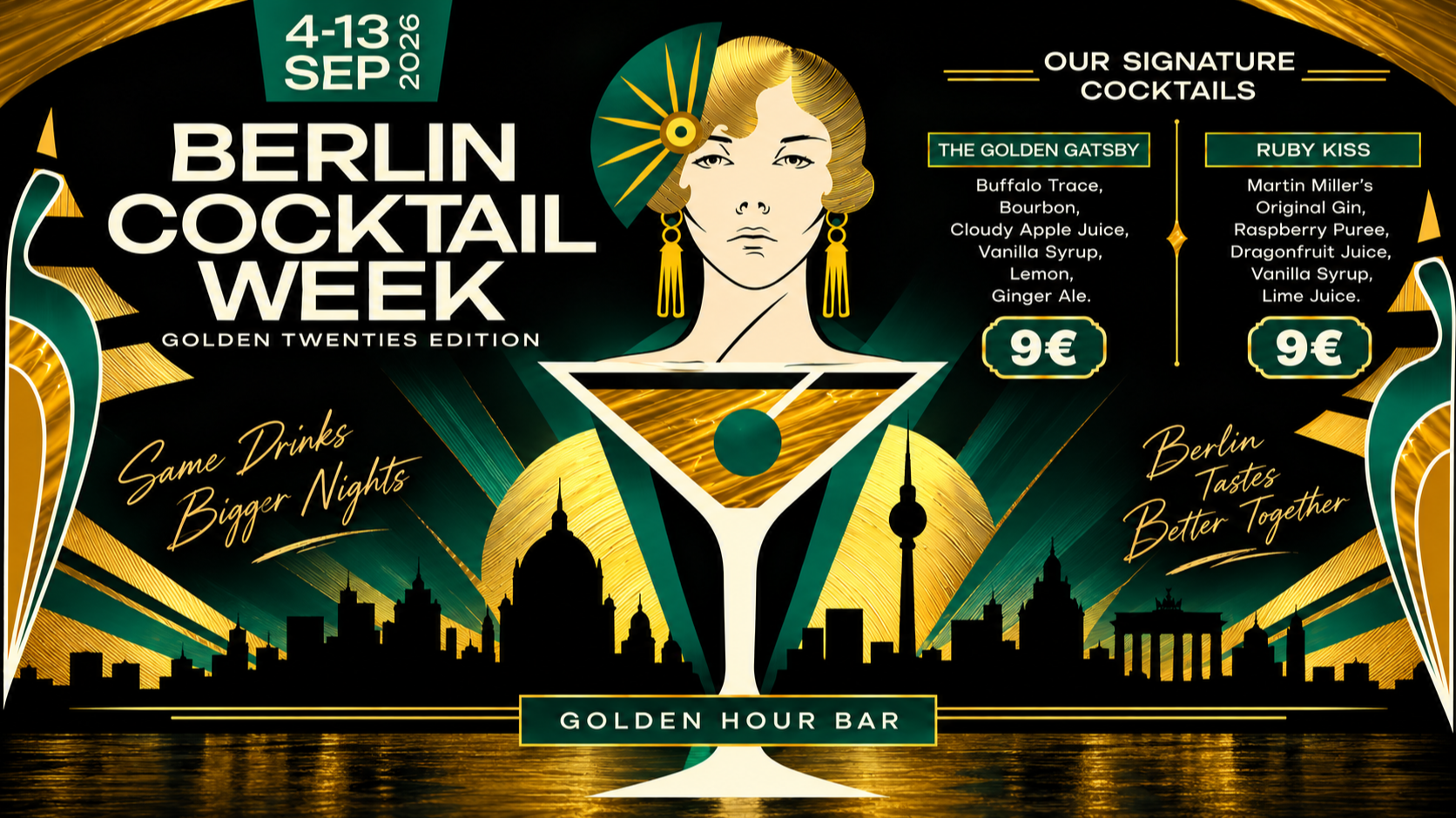 BERLIN COCKTAIL WEEK @GoldenHourBar