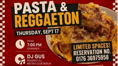 Pasta & Reggaeton — Free Entry | DJ Gus