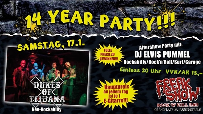 Ausverkauft! DUKES OF TIJUANA + DJ ELVIS PUMMEL
