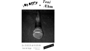 Indie Folk Matinee: Lux Lux, Toni Aehm & von Orten