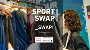 SportSWAP Kleidertausch für Sportkleidung auf der Fan Zone Reichstag