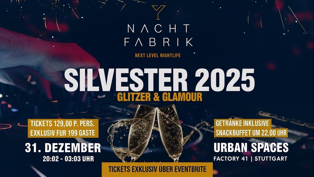 Nachtfabrik Stuttgart Silvester 2025