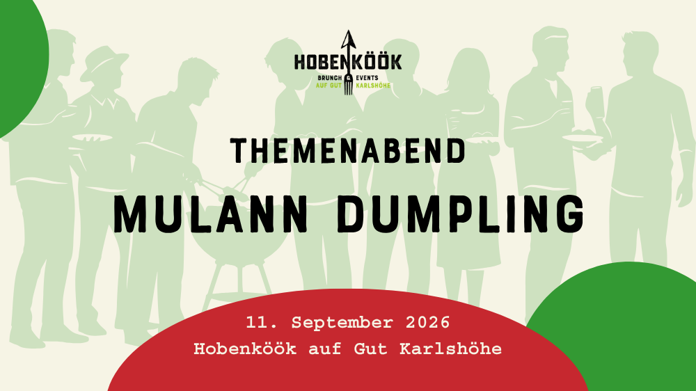 Mulann Dumplings x Hobenköök Dinner