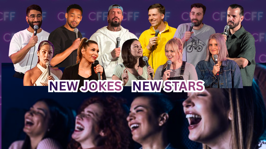 Titelbild der Veranstaltung New Jokes mit Profi-Comedians