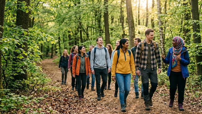 Wanderung durch Grafenberg