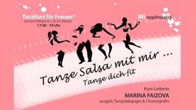 Tanze Salsa mit mir! Tanz Dich fit.