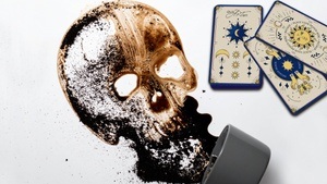 Malworkshop - Halloweenspecial - Malen mit Kaffeesatz