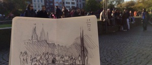 Zeichen-Workshop: Urban Sketching am Rhein - Schnupperkurs
