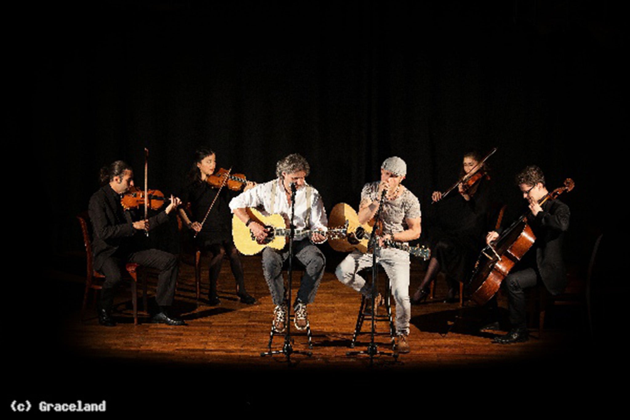 Simon & Garfunkel - Graceland Duo - mit Streicherquartett und Band