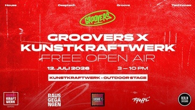 SUNDAY FREE OPEN AIR - GROOVERS X KUNSTKRAFTWERK LEIPZIG