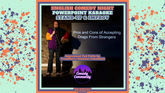 English Improv/Stand-Up Comedy Show: PowerPoint Karaoke!