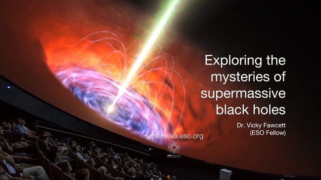 Im Planetarium: Exploring the mysteries of supermassive black holes