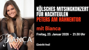 MitSingKunzät vür Naaksüüle, kostenloses Mitsingkonzert mit Bianca