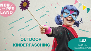 Outdoor Kinderfasching in Neuperlach