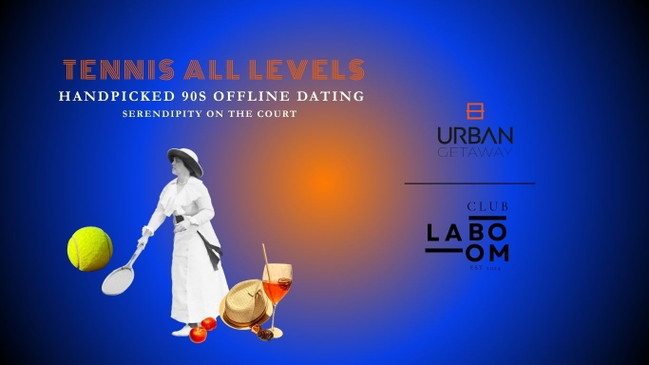 Club LA BOOM x Urban GetAway –Tennis Coaching + Practice + Date [all level]