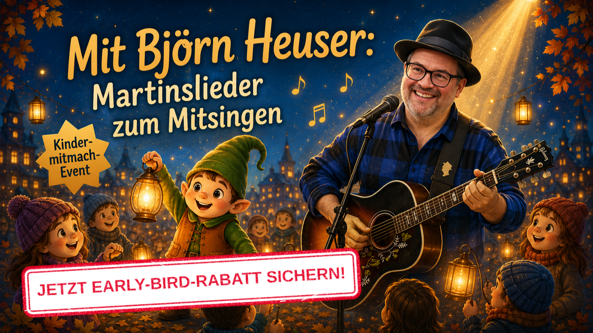 Titelbild der Veranstaltung Fünkchen und das vergessene Laternenlied