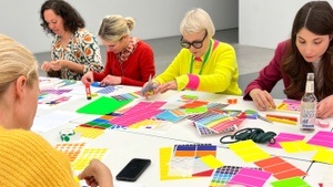 Mustermix-Workshop mit Morag Myerscough