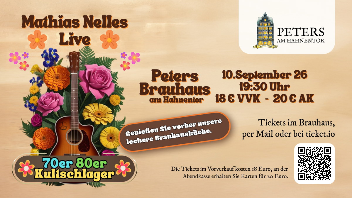 Mathias Nelles Live, Kultschlager der 70er und 80er Jahre