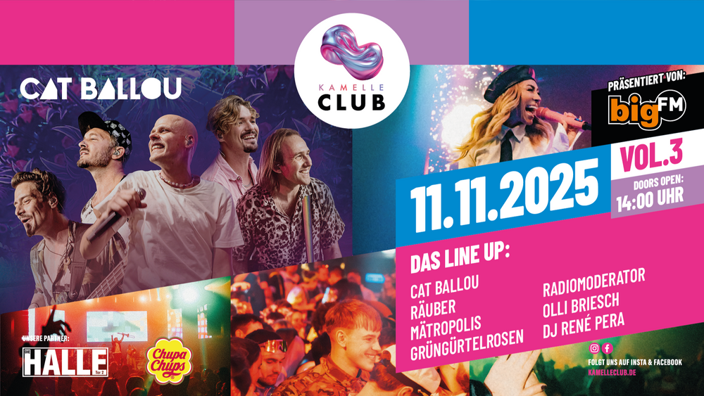 KamelleClub 11.11. - DAS Karnevals-Opening - ALLE in DIE HALLE
