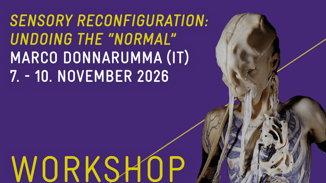 WORKSHOP:media sound performance mit Marco Donnarumma