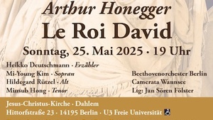 Konzert „Le Roi David“ von Arthur Honegger