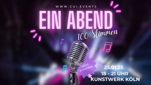 Ein Abend - 100 Stimmen! Ein unvergessliches Chorevent in Köln