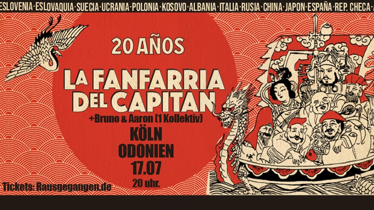LA FANFARRIA DEL CAPITAN live at ODONIEN (Köln)