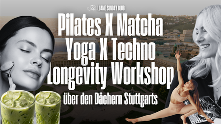 Rooftop-Event | Pilates & Matcha und Yoga X Techno: The Sunday Club