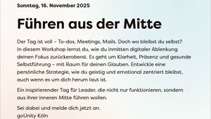 Führen aus der Mitte