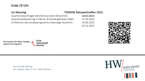 Netzwekrtreffen Bahnhofsvorstadt